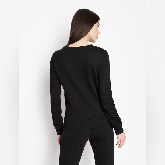 Armani Exchange Women Black Sweatshirt only - Picture 4 of 6